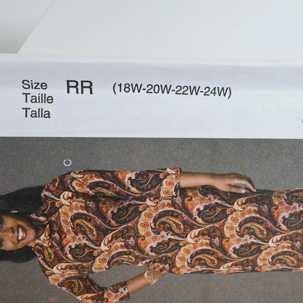 McCall's Sewing Pattern M7263 Women's RR (18W-24W) Uncut Factory Folded